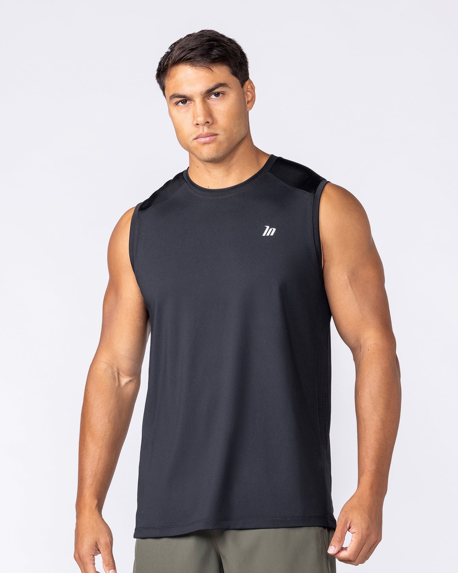 Muscle Nation Singlets & Tanks Ventilation Tank - Black
