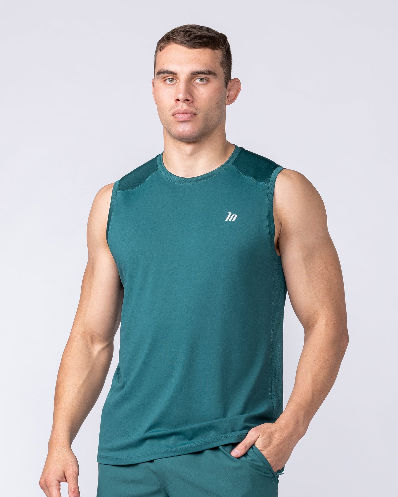 Muscle Nation Singlets & Tanks Ventilation Tank - Leaf