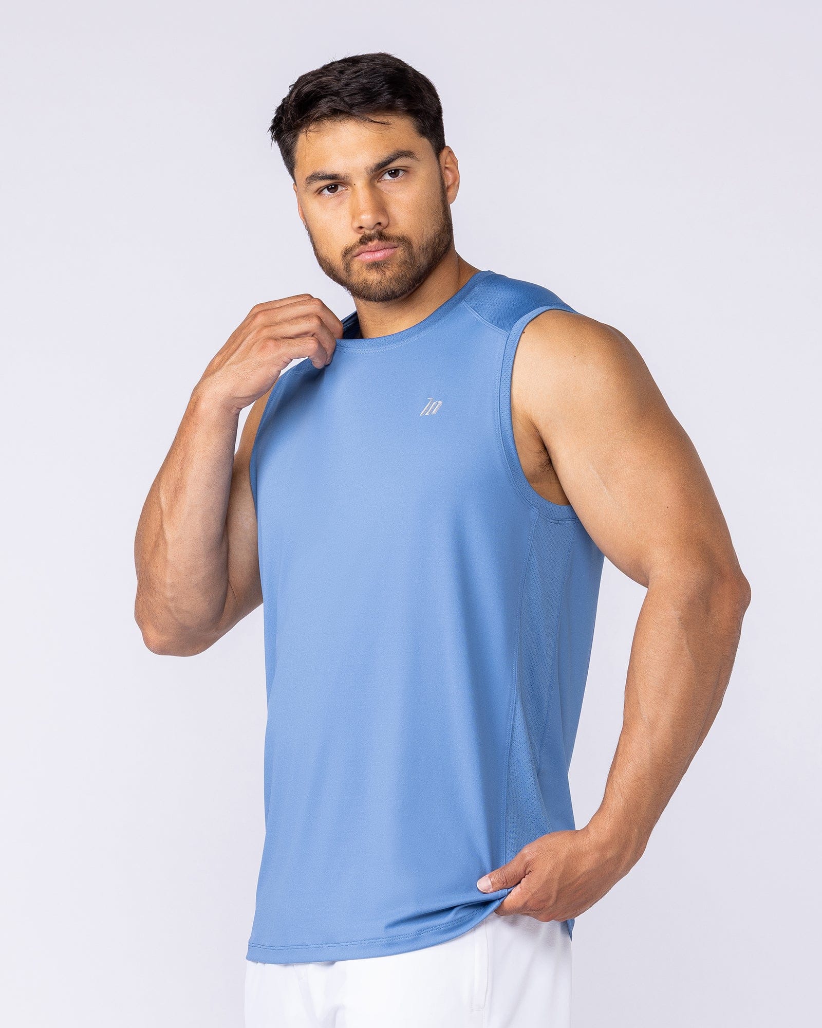 Muscle Nation Singlets & Tanks Ventilation Tank - Pacific