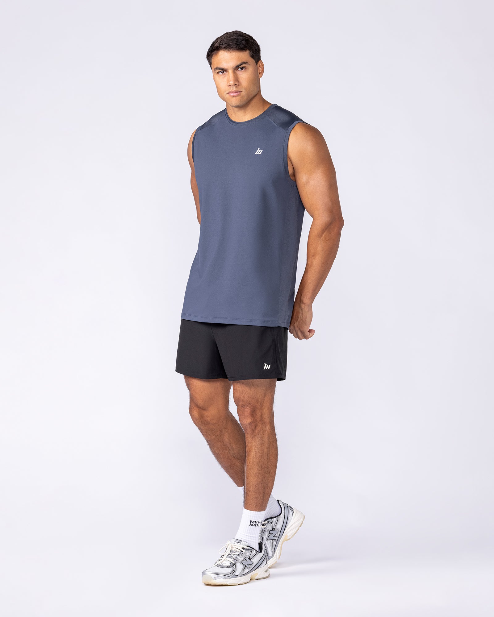 Muscle Nation Singlets & Tanks Ventilation Tank - Thunder