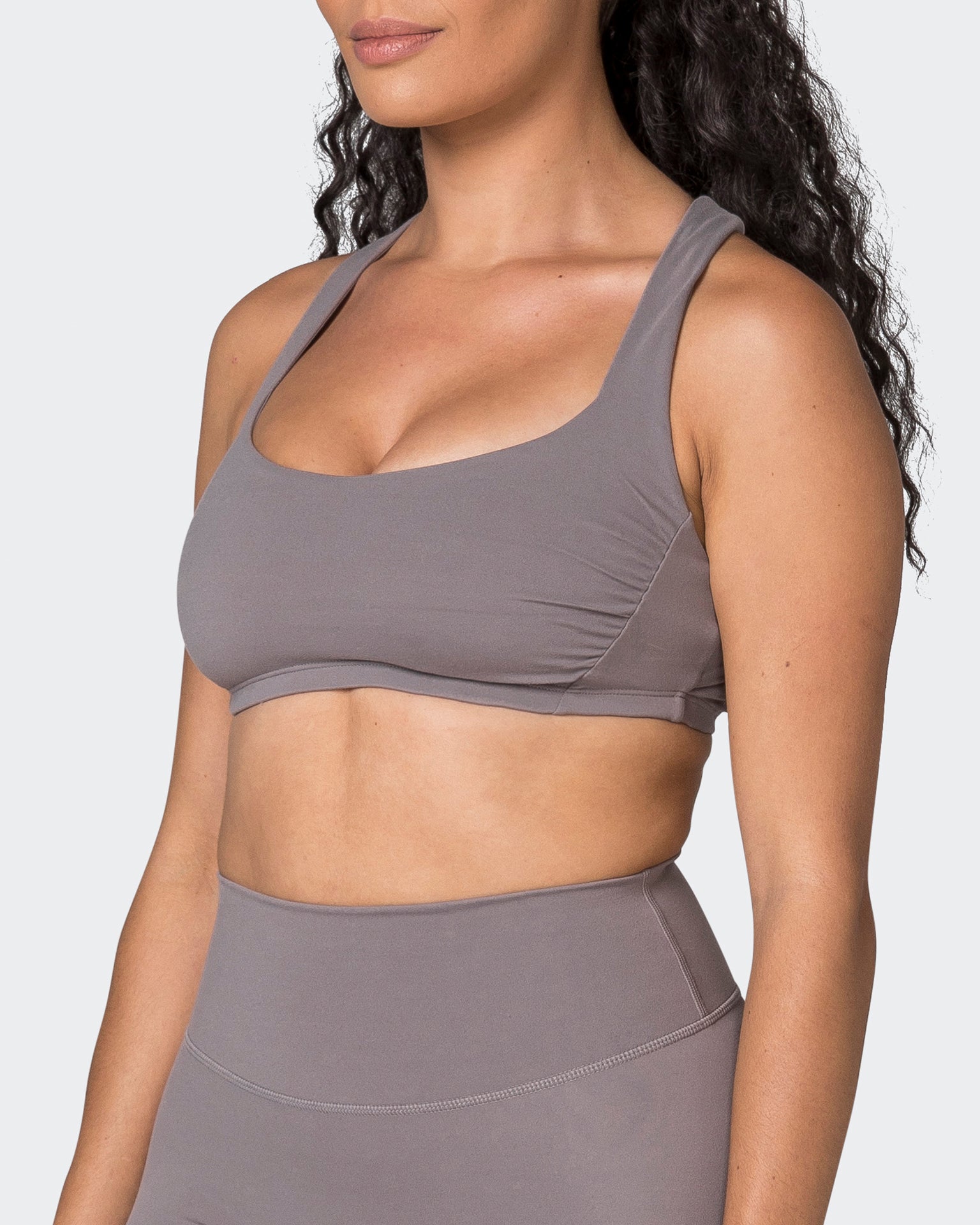 Muscle Nation Sports Bras Adorn Bralette - Pearl Grey