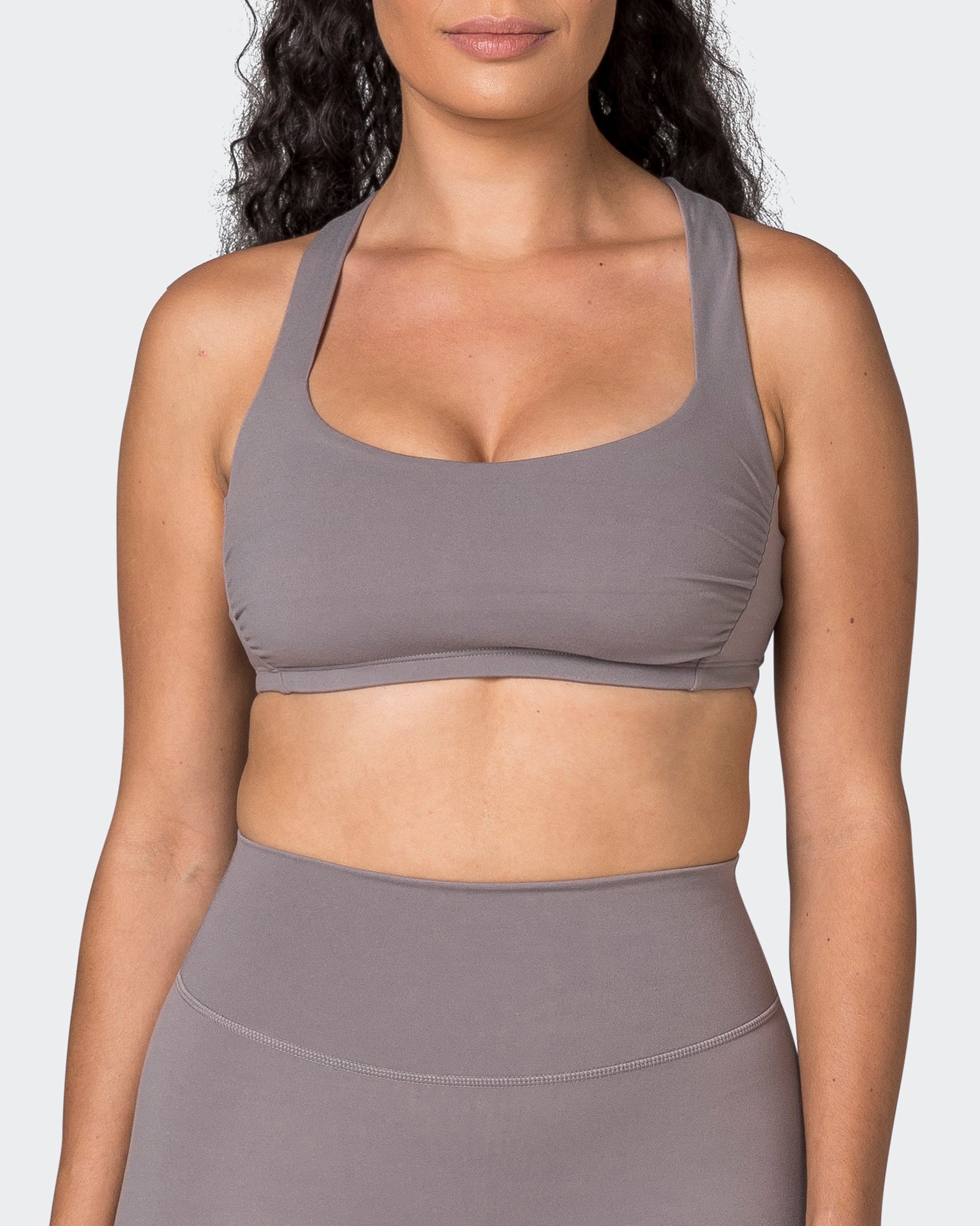 Muscle Nation Sports Bras Adorn Bralette - Pearl Grey