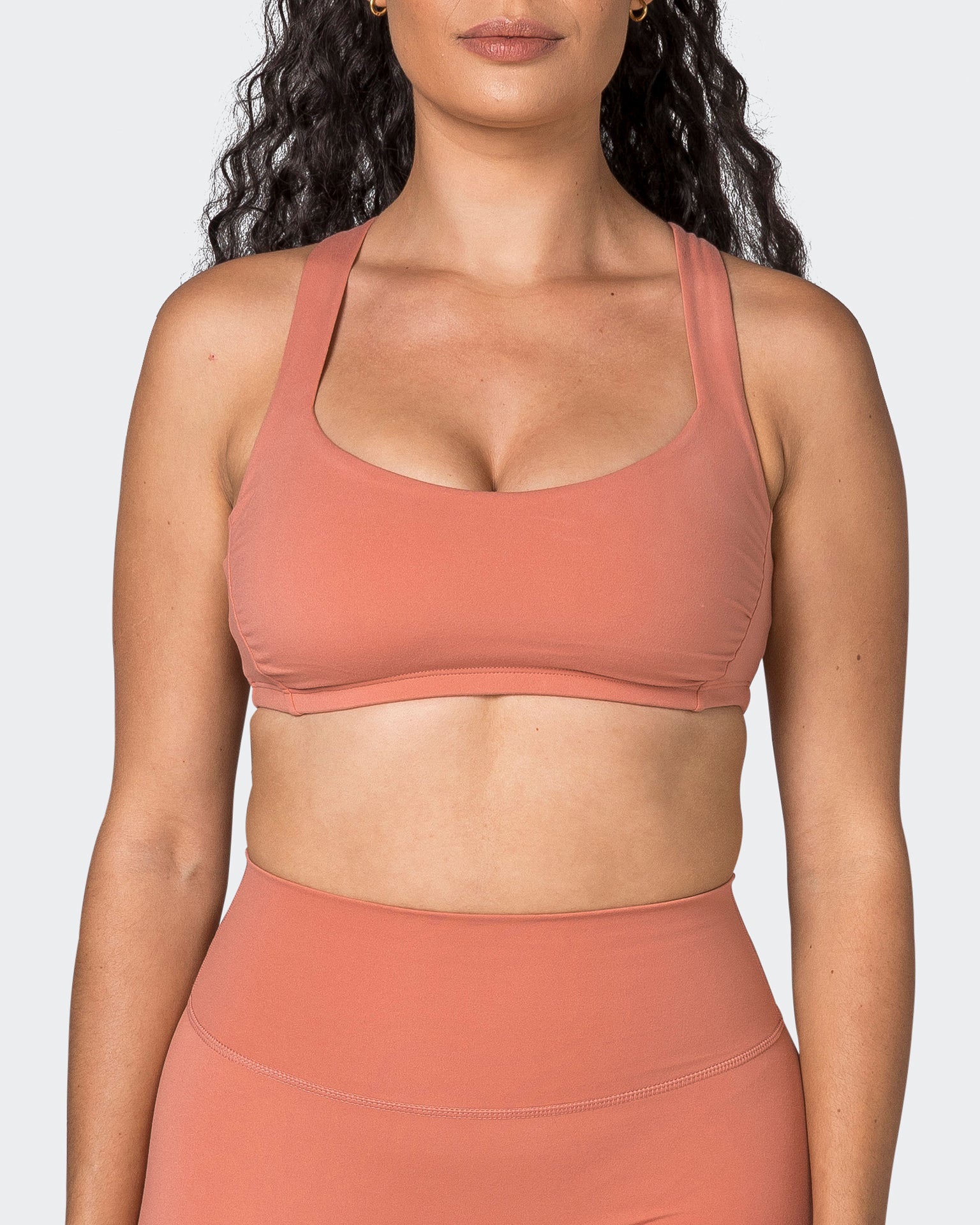 Muscle Nation Sports Bras Adorn Bralette - Powdered Pink