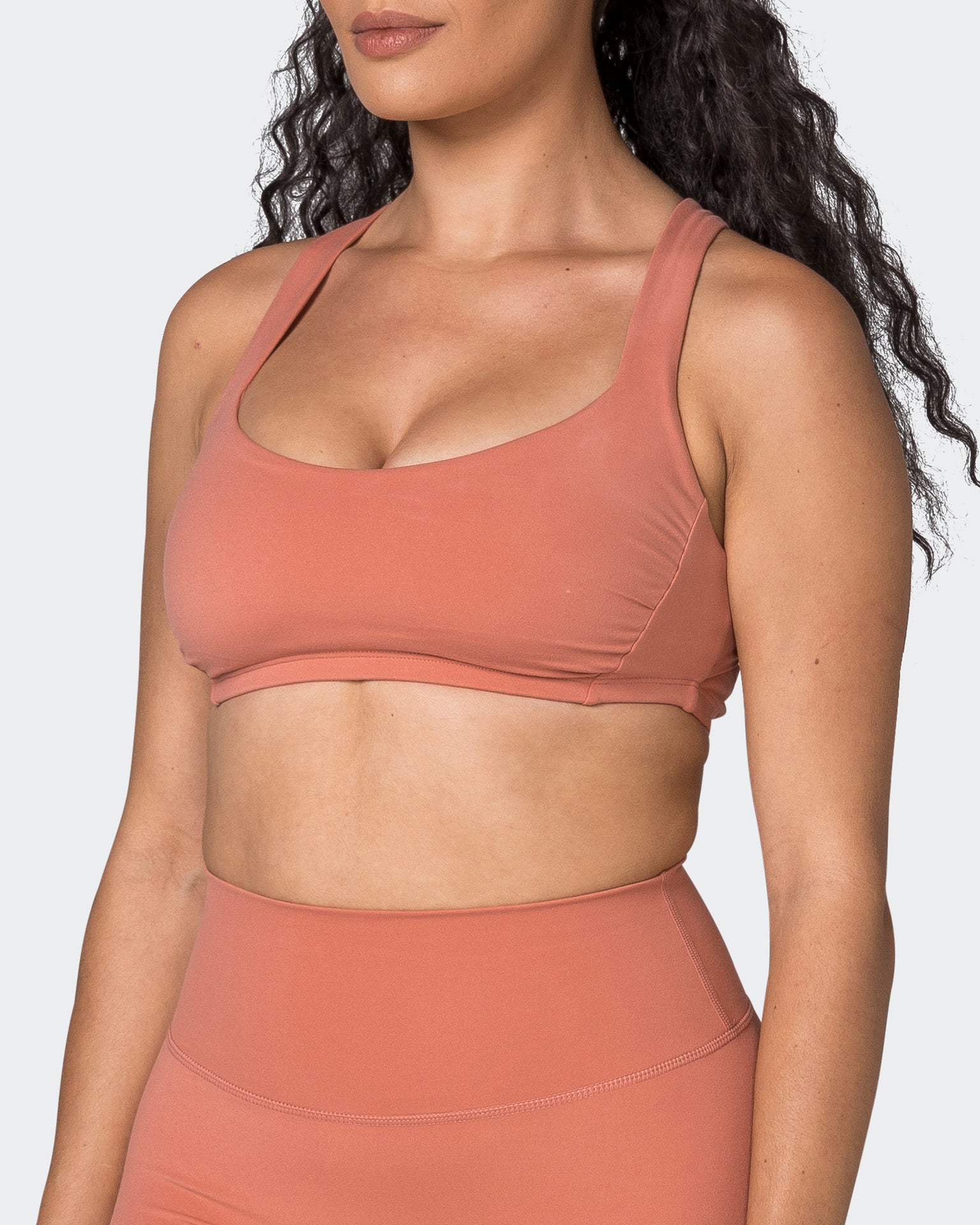 Muscle Nation Sports Bras Adorn Bralette - Powdered Pink