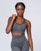 Muscle Nation Sports Bras All Day Strap Seamless Bra - Charcoal Marl