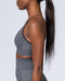 Muscle Nation Sports Bras All Day Strap Seamless Bra - Charcoal Marl