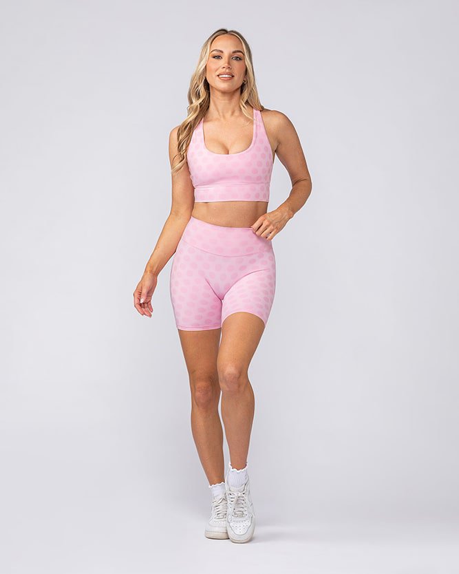 Muscle Nation Sports Bras Allure Longline Bra - Blossom Spot