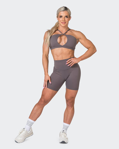 Muscle Nation Sports Bras Asha Bralette - Peppercorn