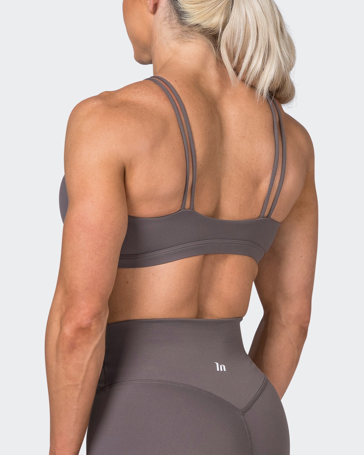 Muscle Nation Sports Bras Asha Bralette - Peppercorn