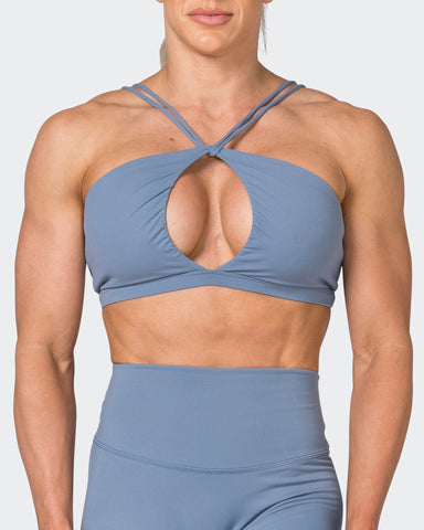 Muscle Nation Sports Bras Asha Bralette - Stone Blue