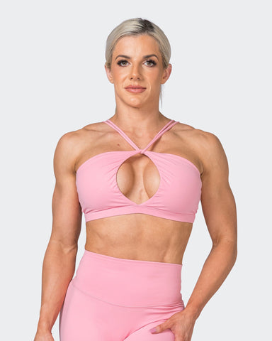 Muscle Nation Sports Bras Asha Bralette - Strawberry Pink