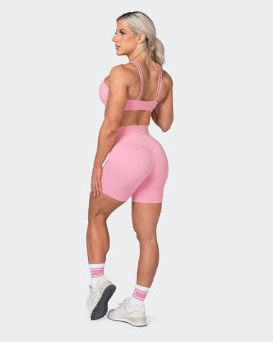 Muscle Nation Sports Bras Asha Bralette - Strawberry Pink