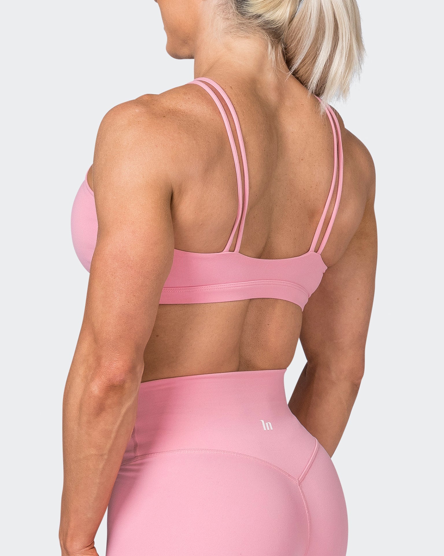Muscle Nation Sports Bras Asha Bralette - Strawberry Pink