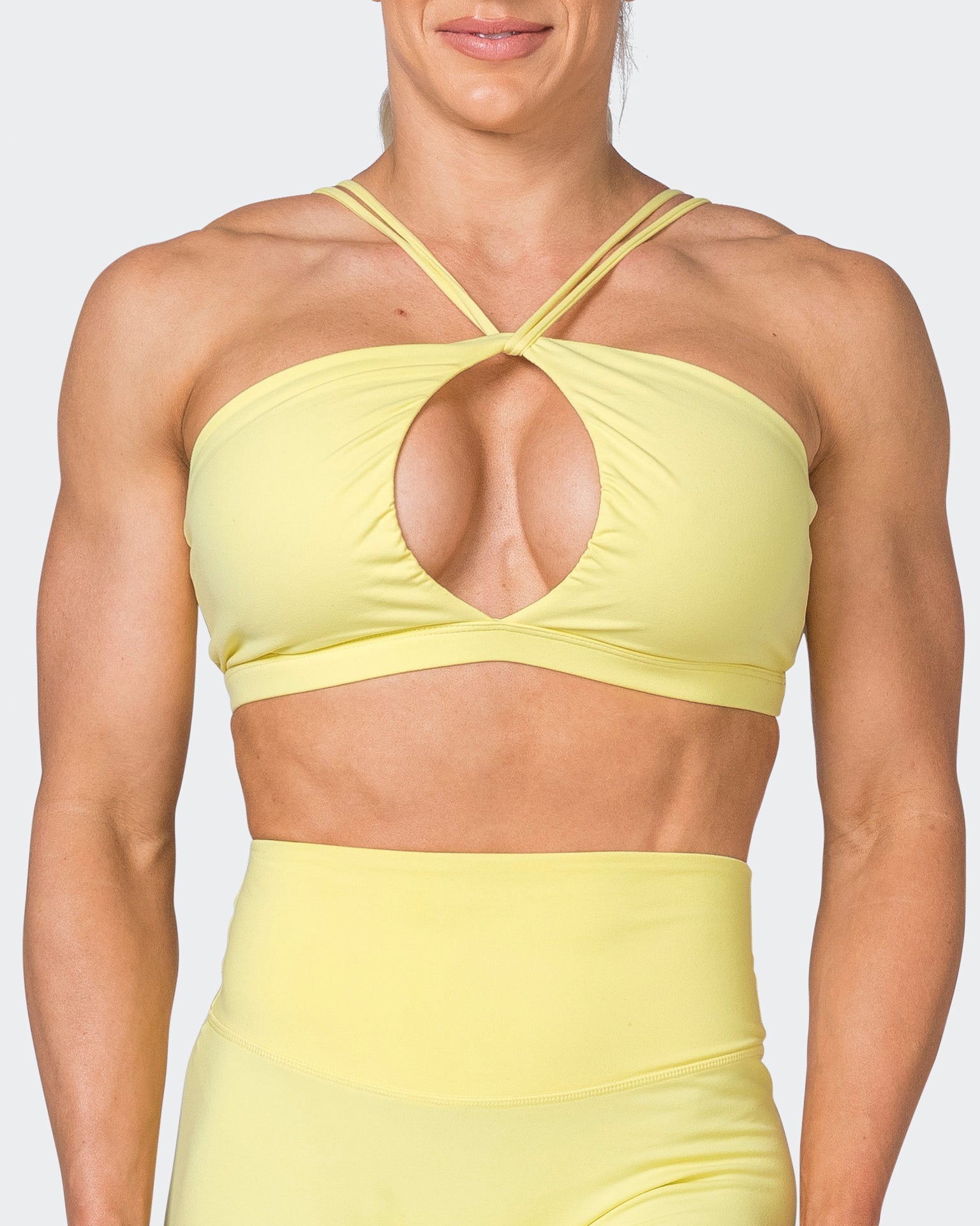 Muscle Nation Sports Bras Asha Bralette - Sunny Lime