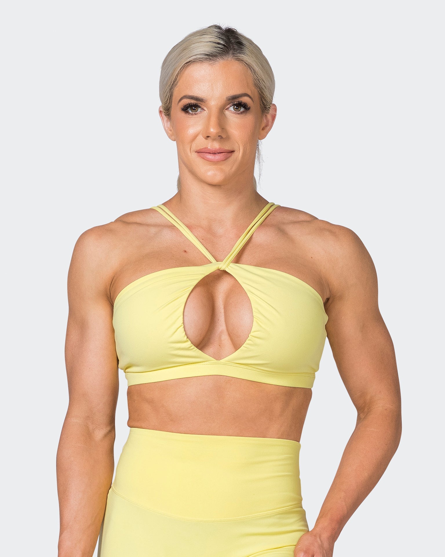 Muscle Nation Sports Bras Asha Bralette - Sunny Lime