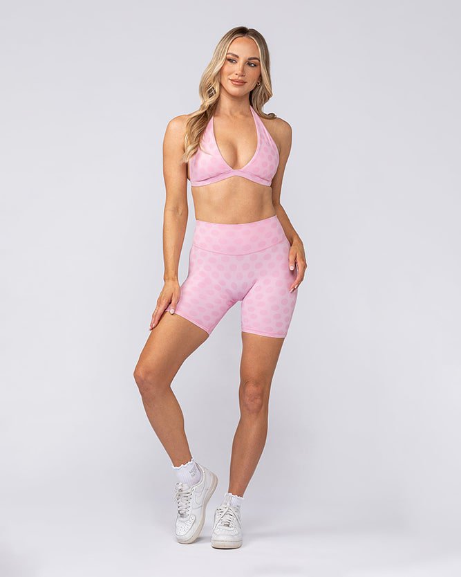 Muscle Nation Sports Bras Aura Halter Bralette - Blossom Spot