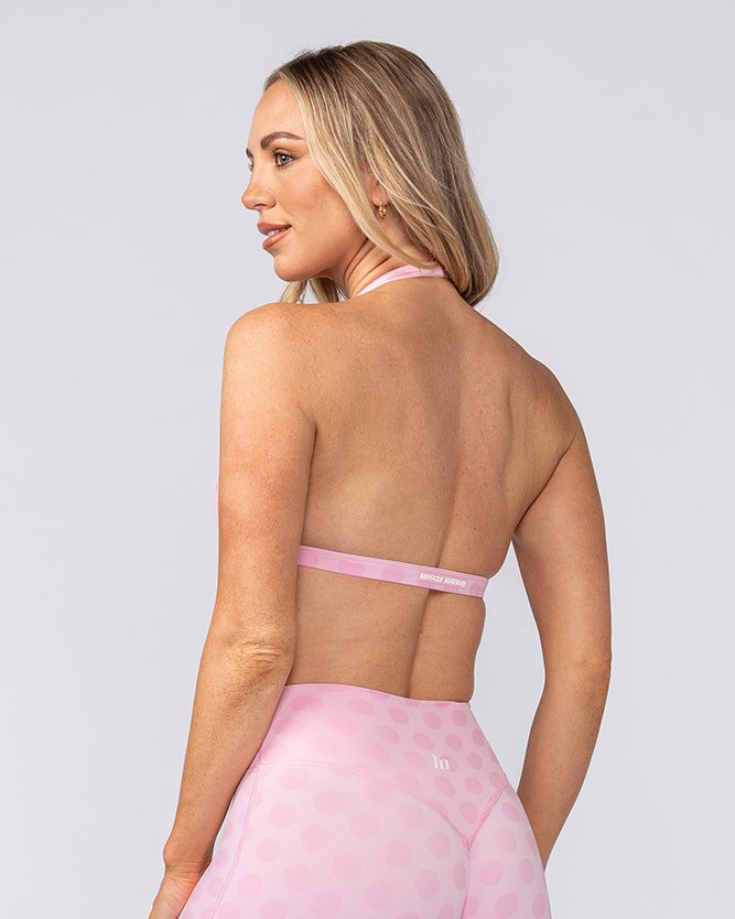 Muscle Nation Sports Bras Aura Halter Bralette - Blossom Spot
