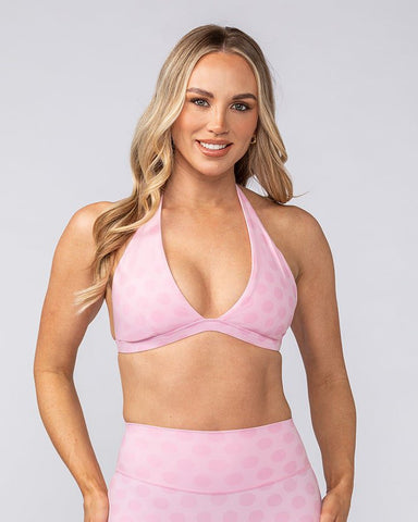 Muscle Nation Sports Bras Aura Halter Bralette - Blossom Spot