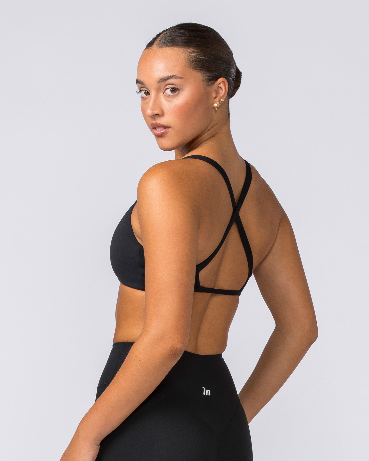 Muscle Nation Sports Bras Aurora Bralette - Black