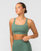 Muscle Nation Sports Bras Base Bra - Mineral Green