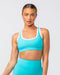 Muscle Nation Sports Bras Contrast Bralette - Aquatic