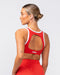 Muscle Nation Sports Bras Contrast Bralette - Crimson