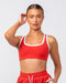 Muscle Nation Sports Bras Contrast Bralette - Crimson