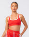 Muscle Nation Sports Bras Contrast Bralette - Crimson