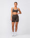 Muscle Nation Sports Bras Contrast Bralette - Deep Brown