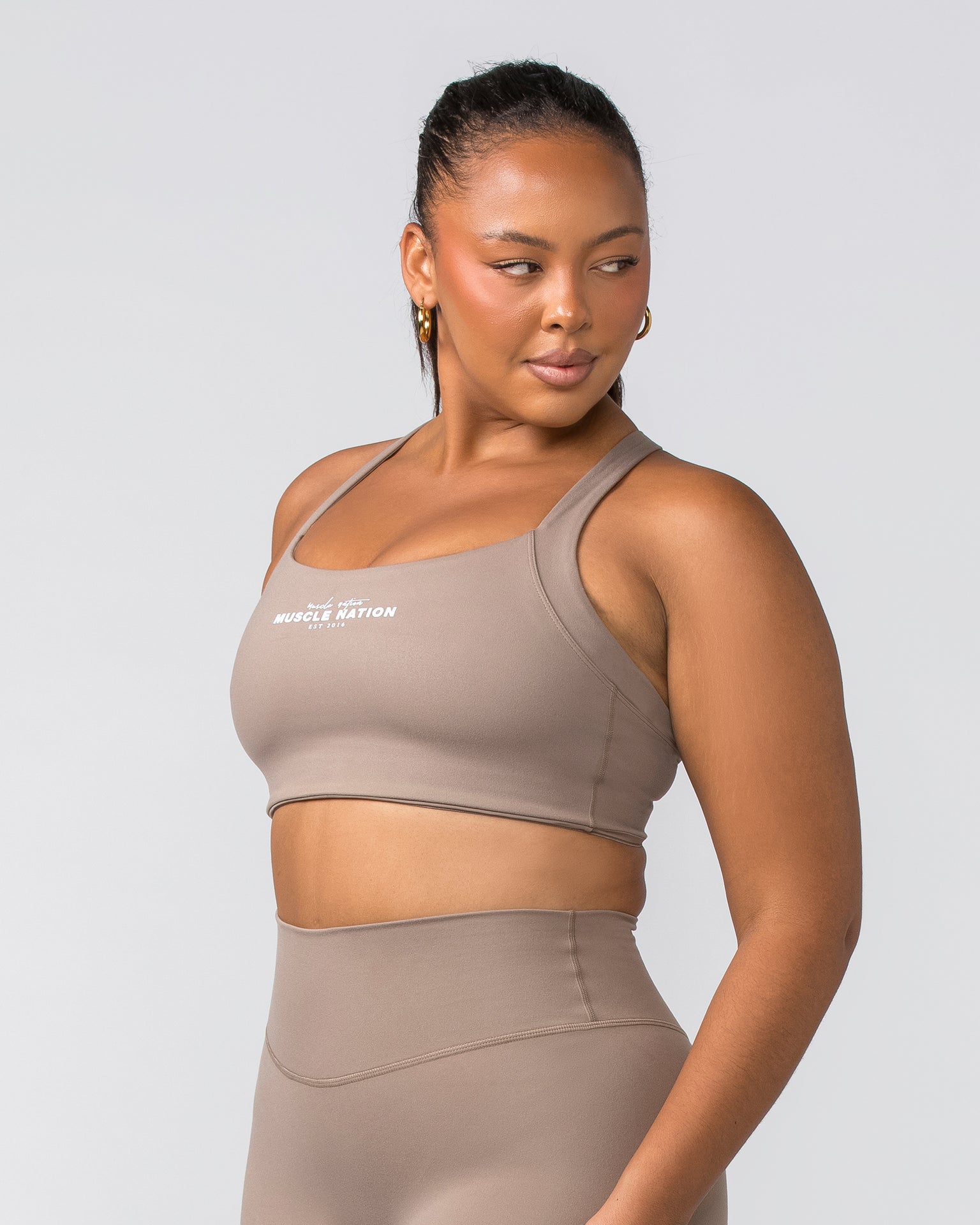 Muscle Nation Sports Bras Copy of Scoop Everyday Bralette - Cherry