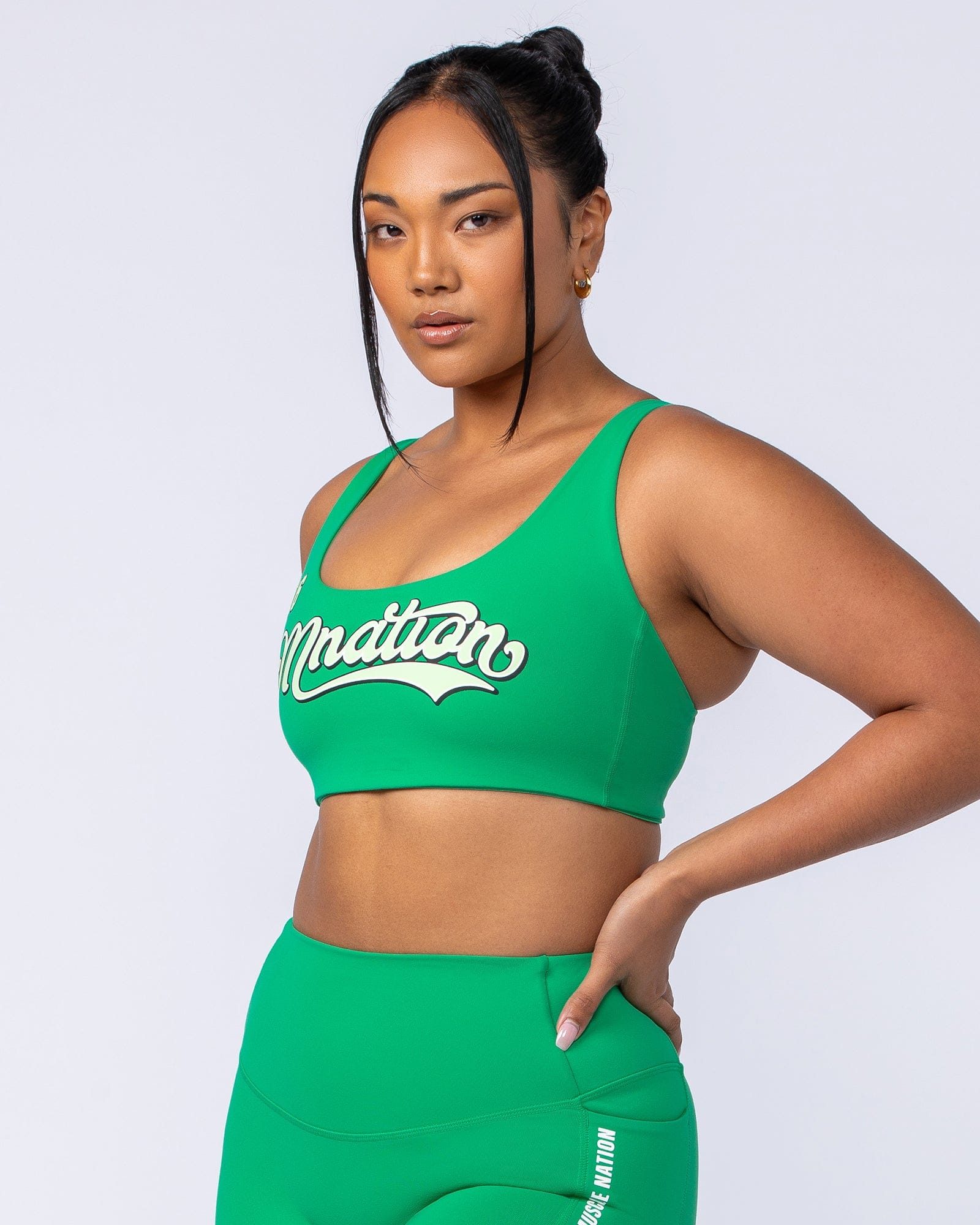 Muscle Nation Sports Bras Core Bra - Clover