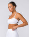 Muscle Nation Sports Bras Curves Rib Bralette - White