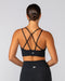 Muscle Nation Sports Bras Dash Longline Bra - Black
