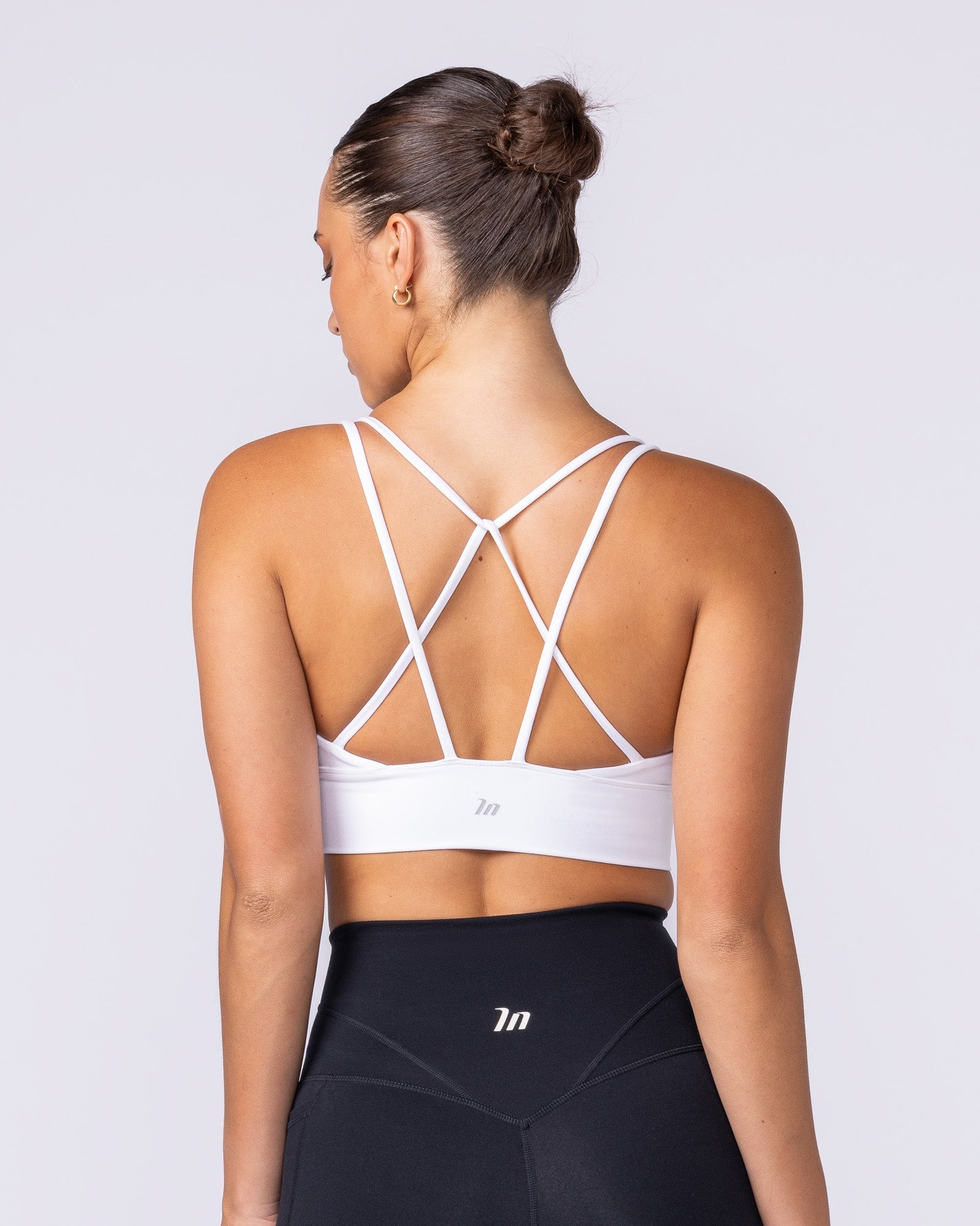 Muscle Nation Sports Bras Dash Longline Bra - White