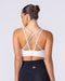 Muscle Nation Sports Bras Dash Longline Bra - White
