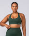 Muscle Nation Sports Bras Drew Bra - Forest Green