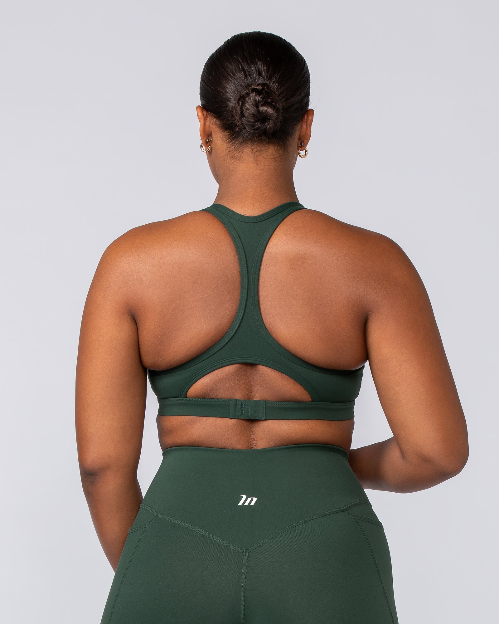 Muscle Nation Sports Bras Drew Bra - Forest Green