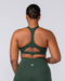 Muscle Nation Sports Bras Drew Bra - Forest Green