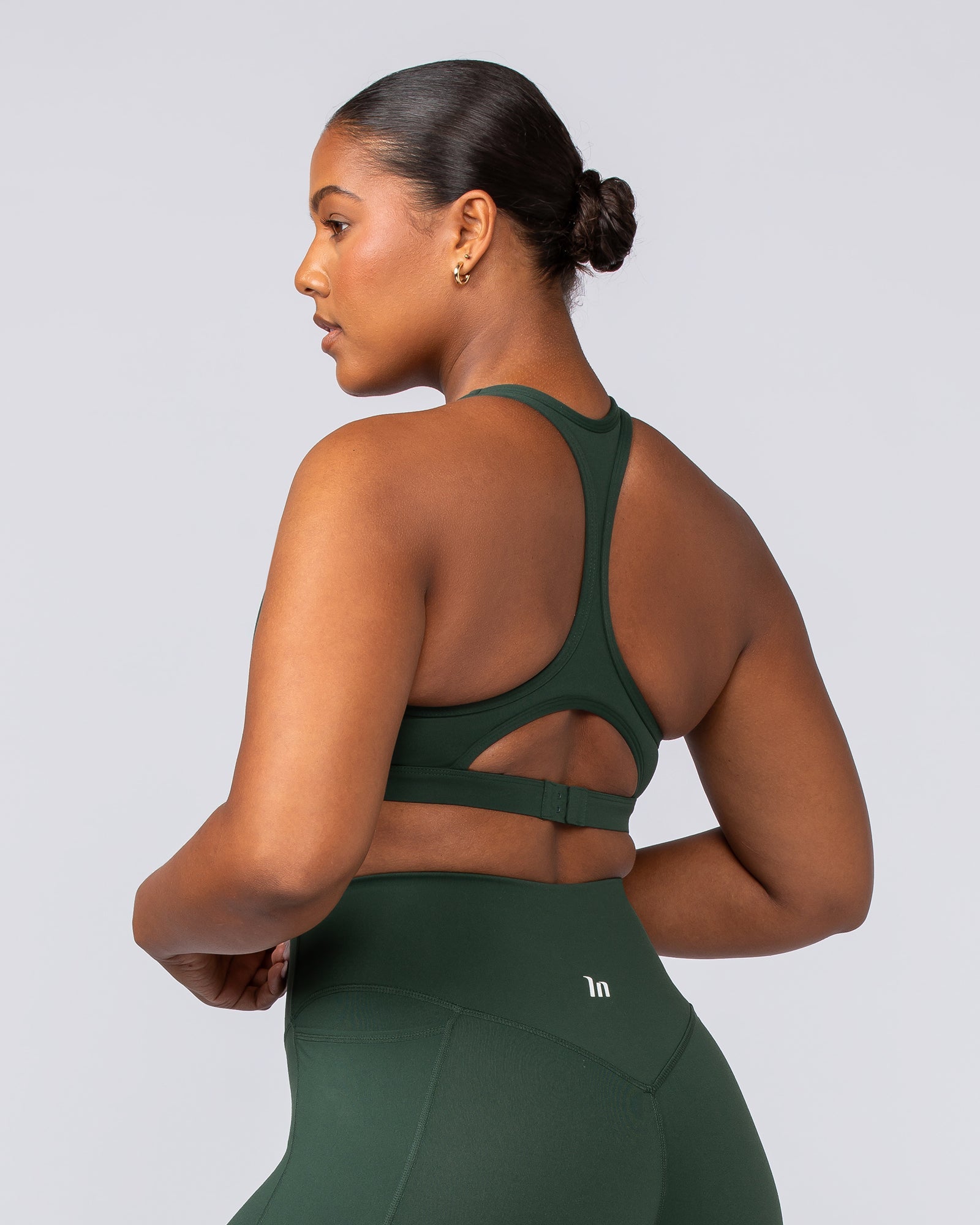 Muscle Nation Sports Bras Drew Bra - Forest Green