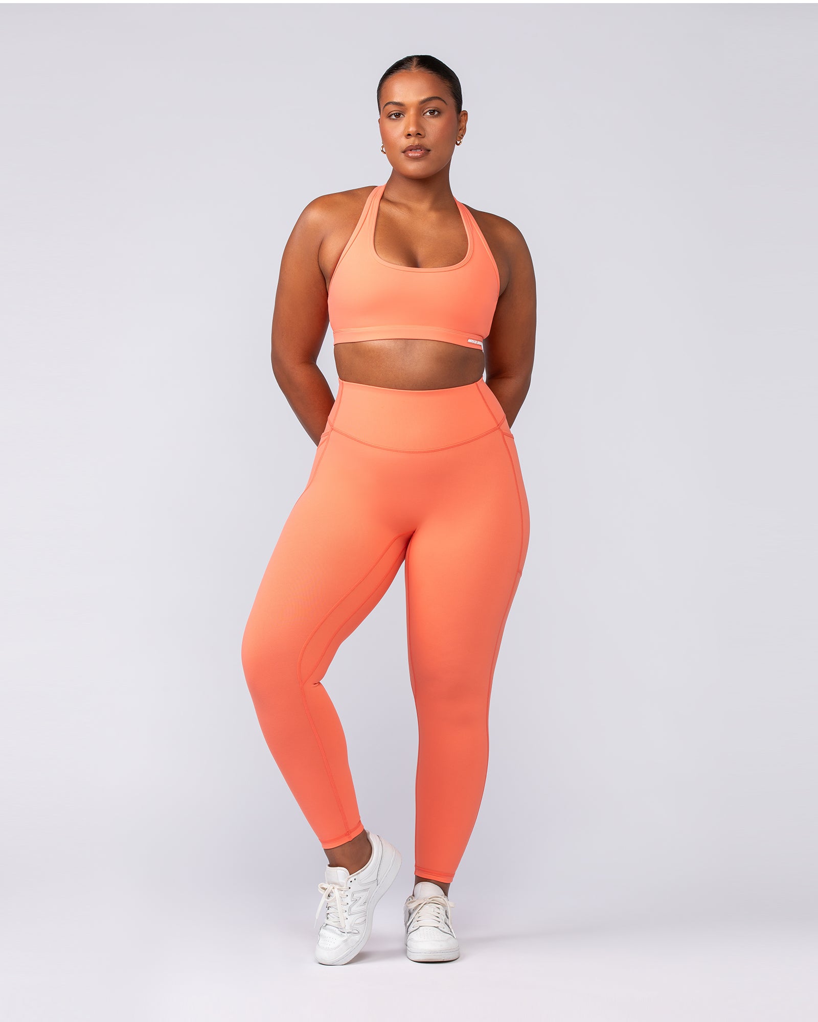 Muscle Nation Sports Bras Drew Bra - Hot Coral