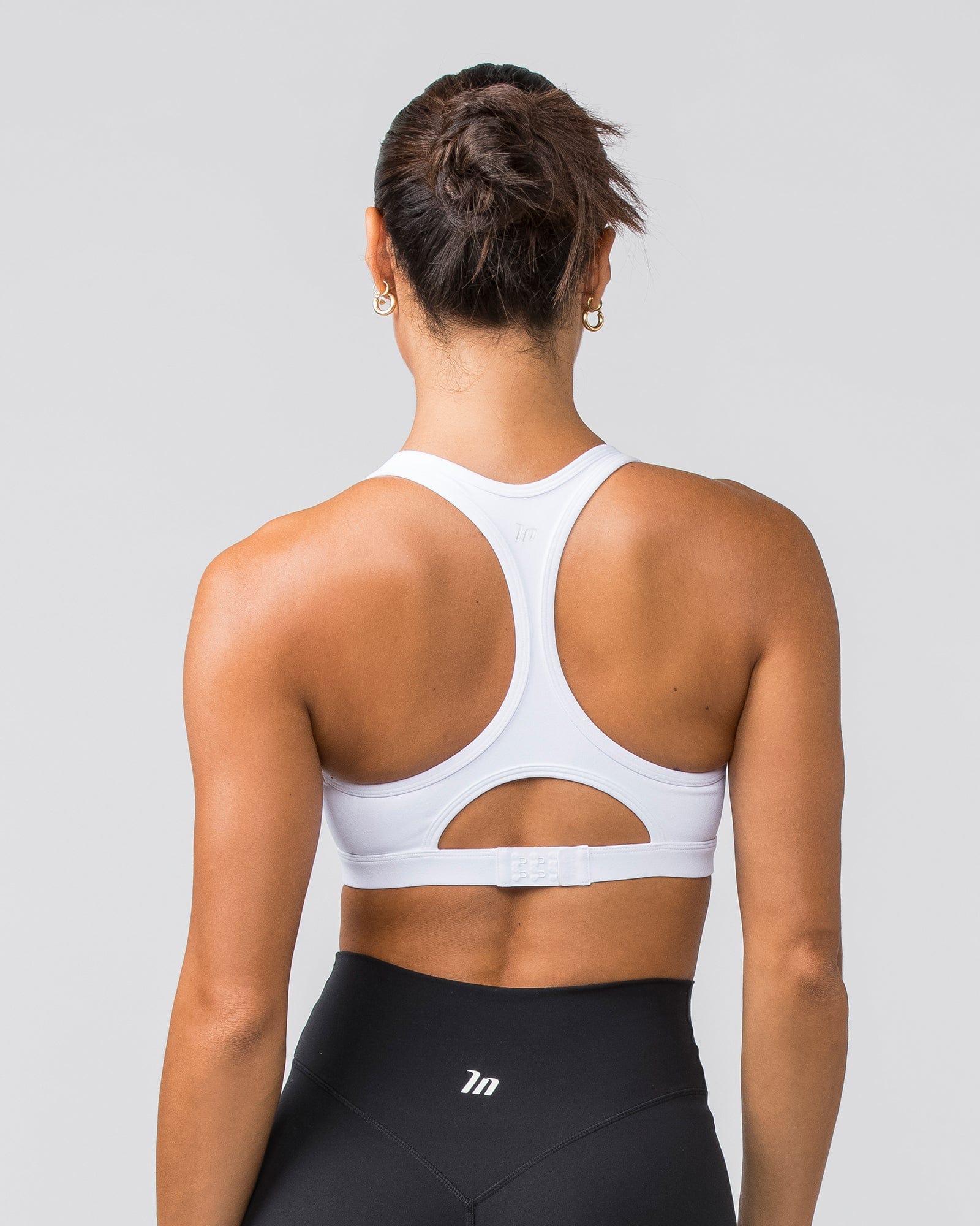 Muscle Nation Sports Bras Drew Bra - White / White