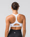 Muscle Nation Sports Bras Drew Bra - White / White