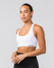 Muscle Nation Sports Bras Drew Bra - White / White