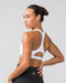 Muscle Nation Sports Bras Drew Bra - White / White