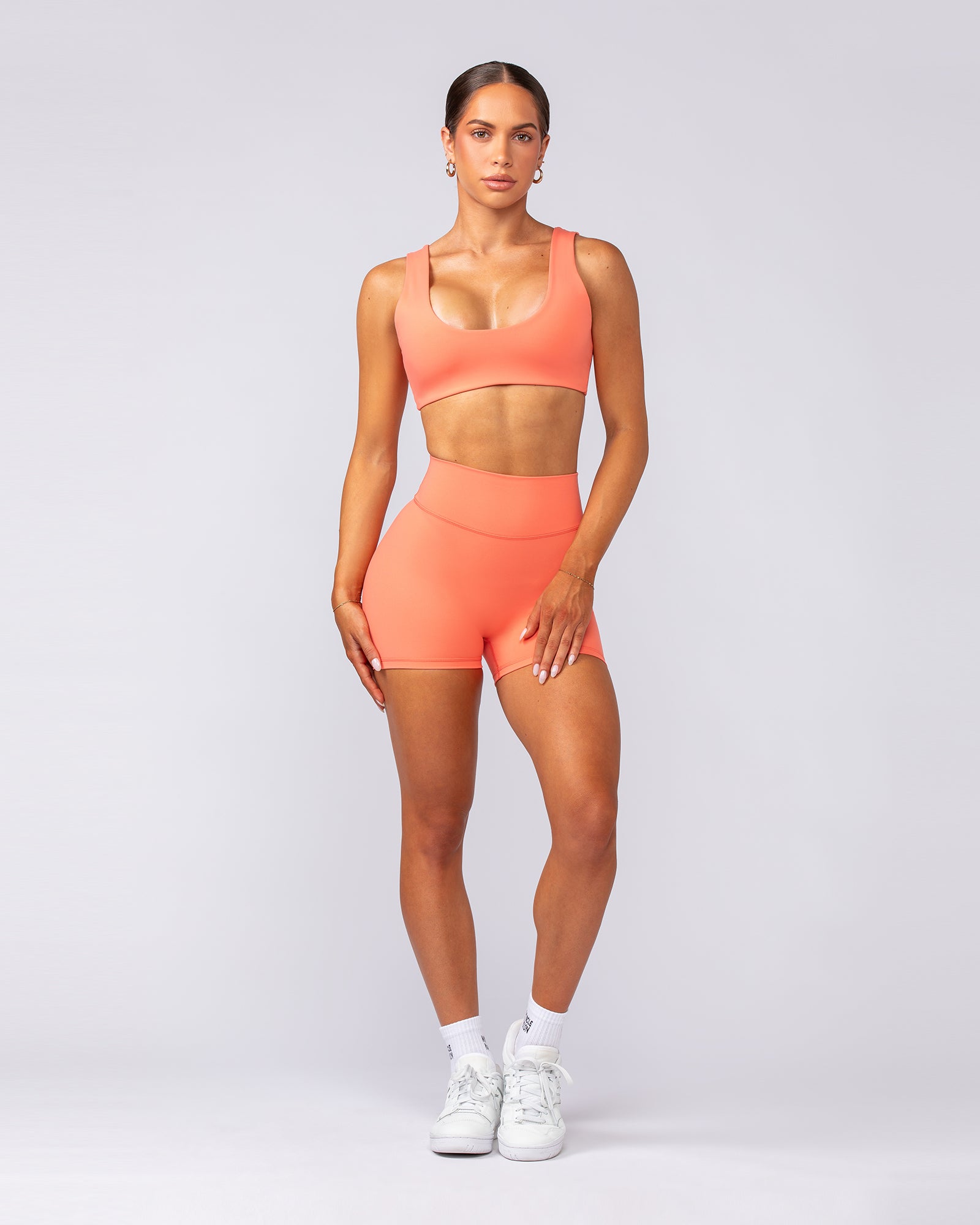 Muscle Nation Sports Bras Elite Bralette - Hot Coral