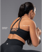 Muscle Nation Sports Bras Elite Support Bra - Black