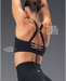 Muscle Nation Sports Bras Elite Support Bra - Black