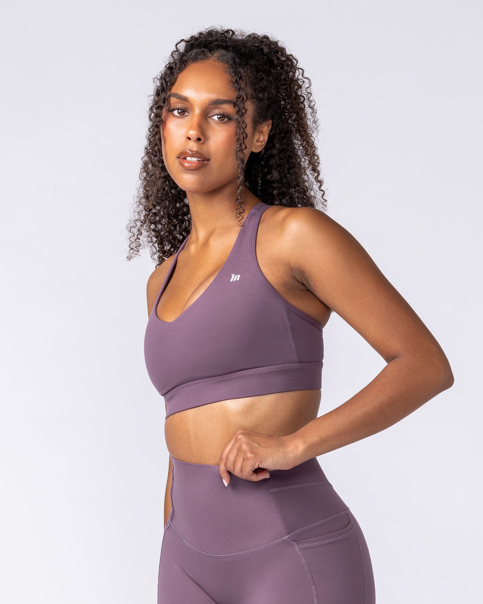 Muscle Nation Sports Bras Elite Support Bra - Dark Thistle