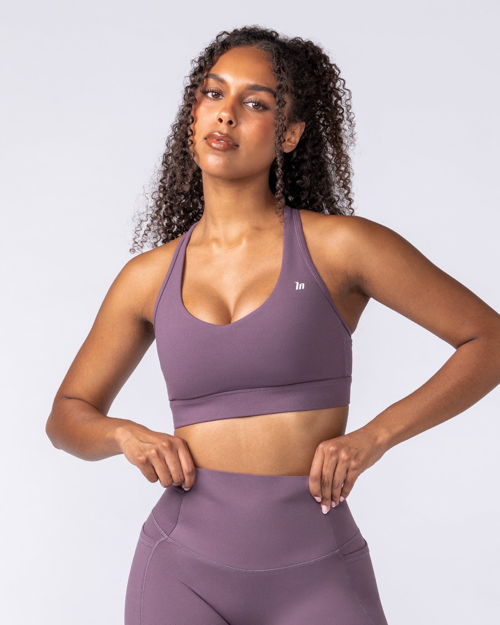 Muscle Nation Sports Bras Elite Support Bra - Dark Thistle