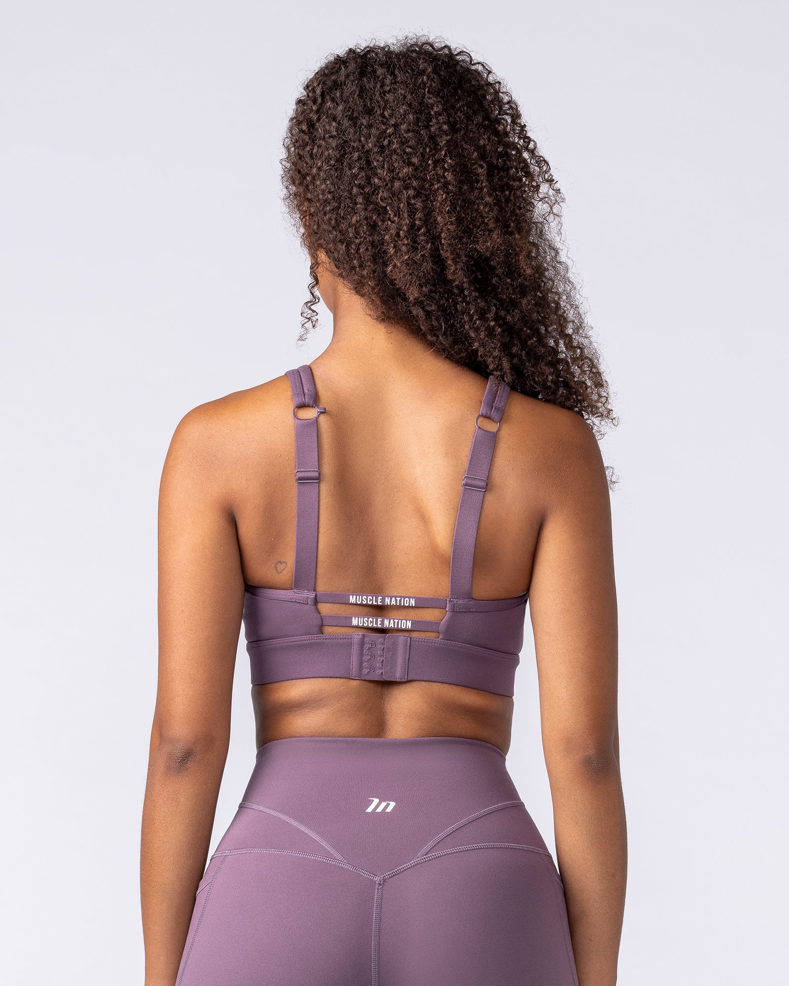 Muscle Nation Sports Bras Elite Support Bra - Dark Thistle